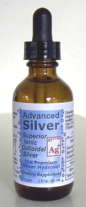 Advanced Silver - Ionic Colloidal Silver Dropper Bottles