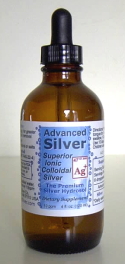 Advanced Silver - Ionic Colloidal Silver Dropper Bottles
